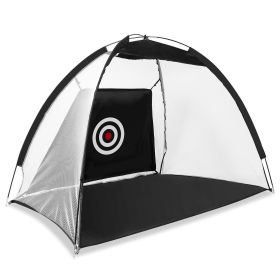 1Set Golf Net Golf Training Aids Practice Nets Driving Hitting Nets with Target Cloth Carry Bag for Indoor Outdoor Sports