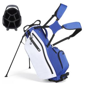Golf Cart Bag, 7 Way Top Divider Organizer, Club Stand Bag with Full-length Divider, Handles, Dual Support Legs, Storage Pockets, Dual Shoulder S